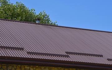 typical Wharram Percy corrugated roof uses